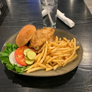 Tenderloin and fries