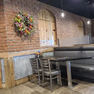 the interior of the restaurant