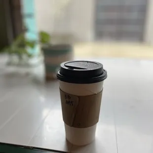 Hot tea latte
