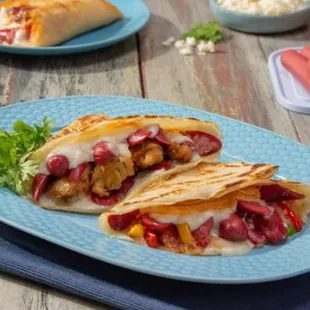 Chicken stripes crepe