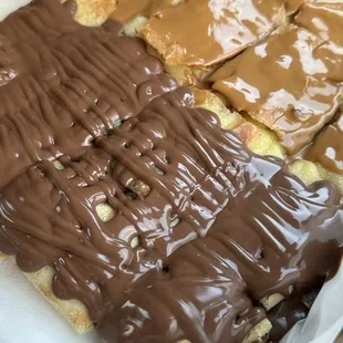 Nutella and cookie butter (lotus) feteer