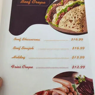 Mix Beef Crepe