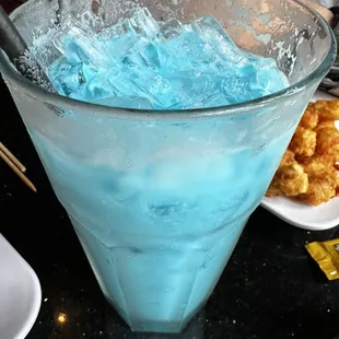 Blue raspberry Flavor house soda-decadent and delicious