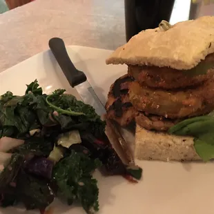 Mock Chicken Sandwich