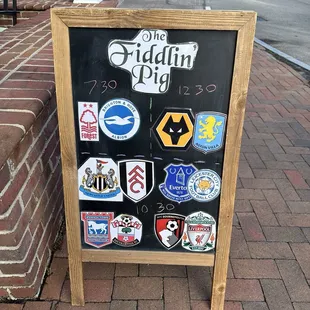 Futball games for the day!