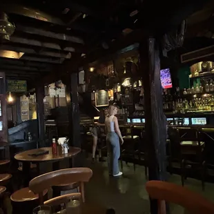 Inside the pub