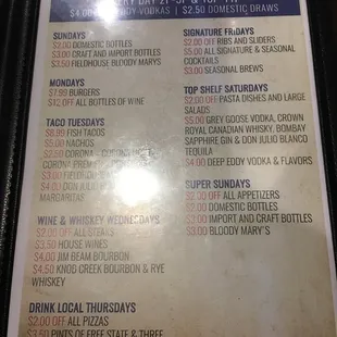 Happy hour
