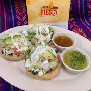 Mexican sopes.