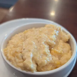 Poblano cheese grits
