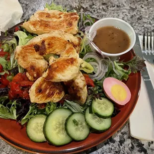 Italian Salad with chicken