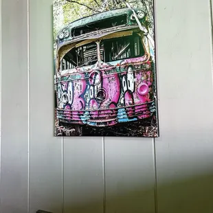 Cool photo of the abandoned trolley yard.