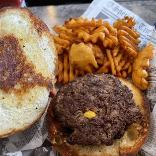 Smoked Juicy Lucy Burger