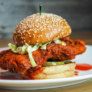 Chicago Nashville hot chicken sandwich