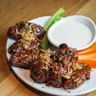 French Onion Chicken Wings - Seasonal Menu, Fall 2020