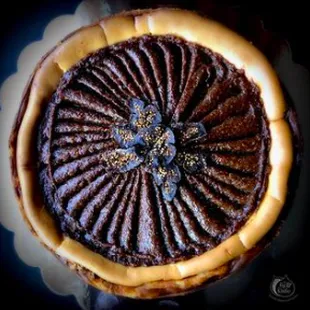 Fig &amp; Apricot Basque style Cheescake