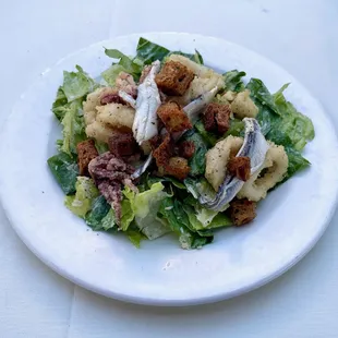Caesar Salad w/ Fried Calamari