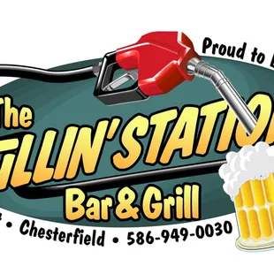 the fillin station bar and grill logo