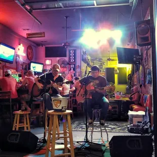  group of people playing music