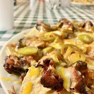 BBQ brisket nachos