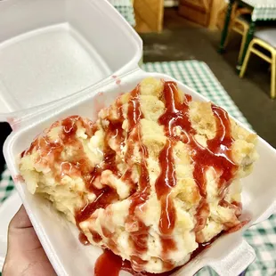 Raspberry White Chocolate bread pudding