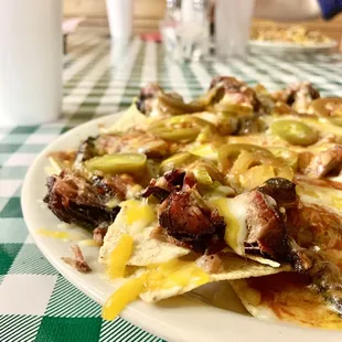 BBQ brisket nachos