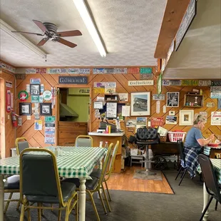 Checkout &amp; view into kitchen.