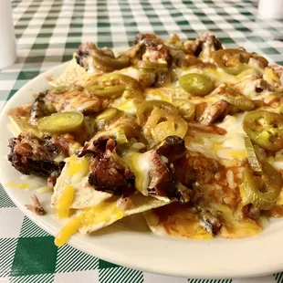 BBQ brisket nachos