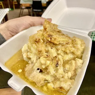 Apple cinnamon bread pudding