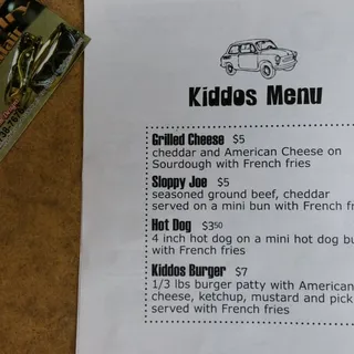 Kiddos Burger