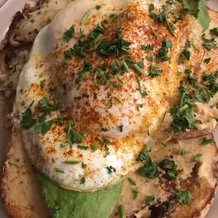 Avocado Toast with Hummus