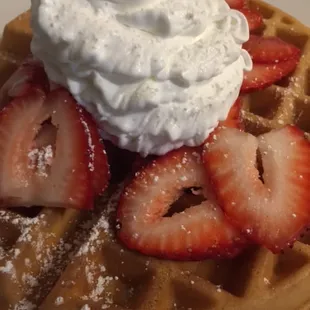 food, waffles