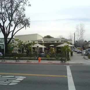Front of the Filling Station.