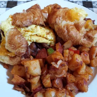 Bacon & Sausage Omelet