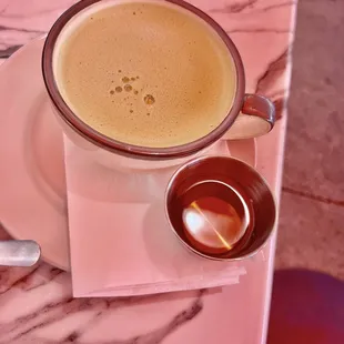 Matcha latte w/Vanilla syrup &amp; oat milk