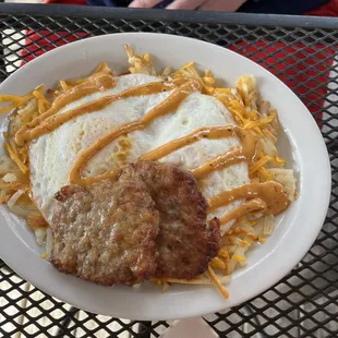 Eureka Hash with sausage
