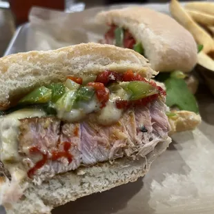Blackened Tuna Sandwich