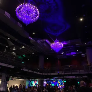 Chandeliered ceiling