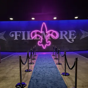 the entrance to the fillmore