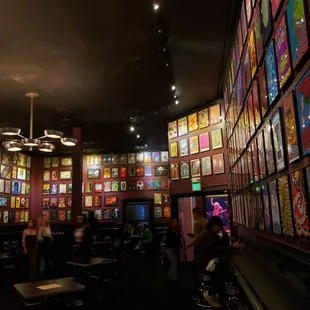 the inside of a restaurant