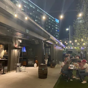 Bar area and patio