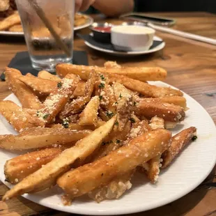 Parmesan truffle fries