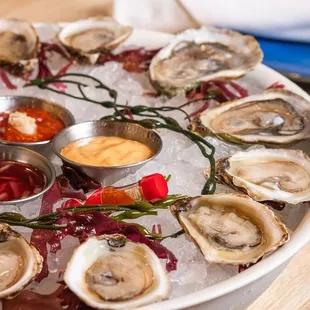 Raw Bar: Daily oyster selection, ask your server about today's selection of oysters!