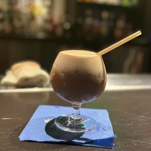 Mocha milk Punch my favorite drink here.