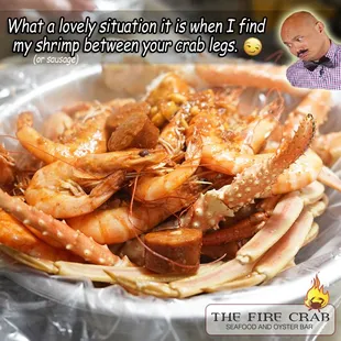 Crab Legs and Shrimp