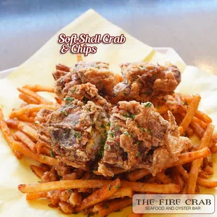 Soft Shell Crab &amp; Chips