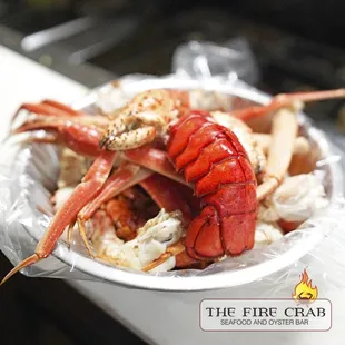 Lobster Tail with Snow Crab Legs, King Crab Legs