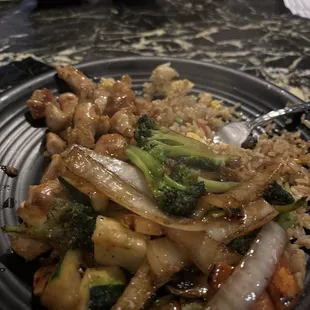 Chicken and vegetables