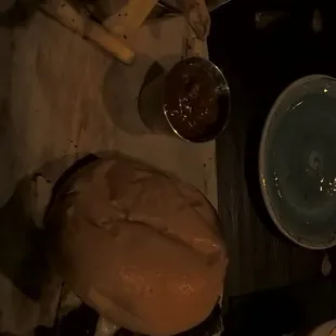 Black and Yellow Burger