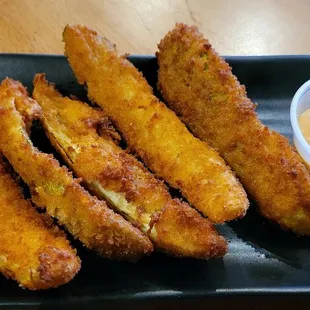 Fried Pickle Spears, $7 – 4 Stars