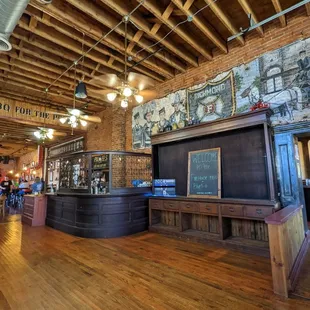 the inside of the restaurant